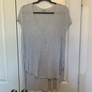 Tan anthropology brand basic shirt